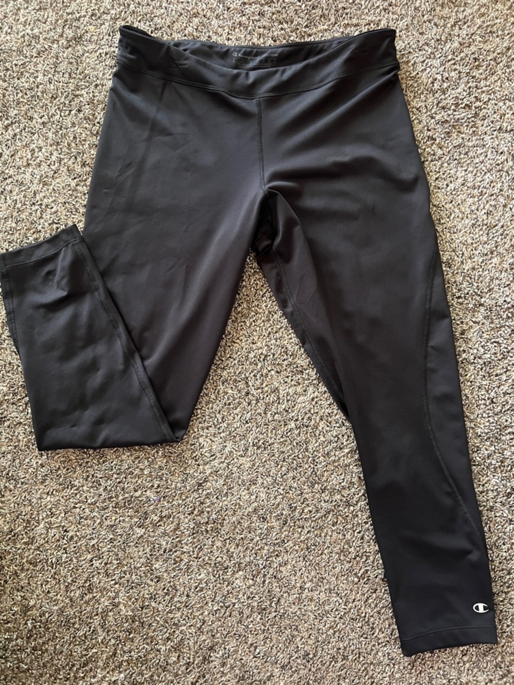 Champion Black High-Waist Performance Leggings